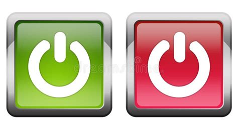 Turn on off button stock illustration. Illustration of icon - 14710645