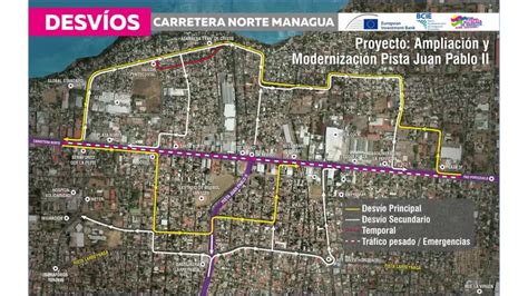 Detalles Sobre La Ampliaci N De La Pista Juan Pablo Ii En Managua