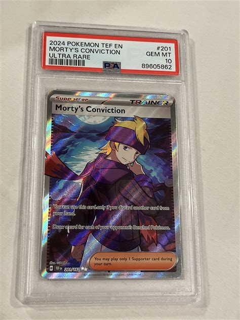 Morty S Conviction Pokemon Tcg Temporal Forces Ultra Rare