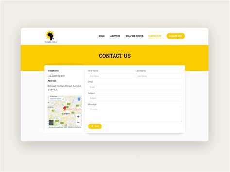 Contact Page Design designs, themes, templates and downloadable graphic ...