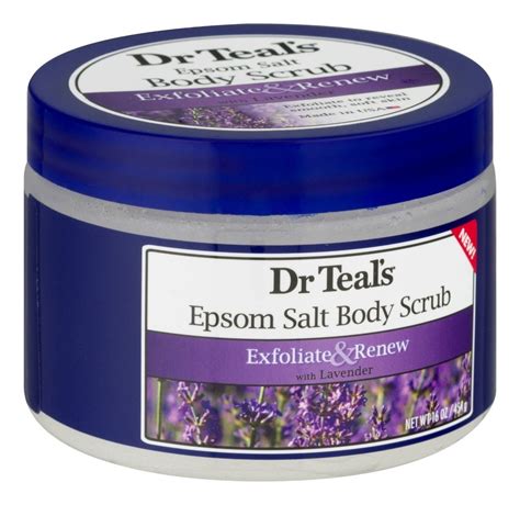 Exfoliante Con Sal Epsom Dr Teal S Body Scrub Lavanda Meses Sin Intereses