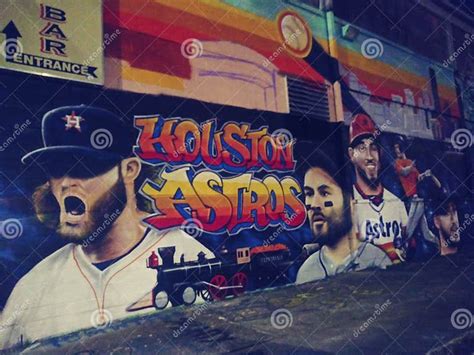 Houston Astros World Series 2019 Graffiti Editorial Stock Photo Image