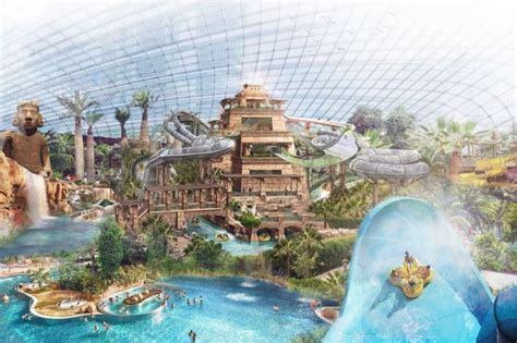 First Pictures Of Britains Biggest Water Park Revealed Photos