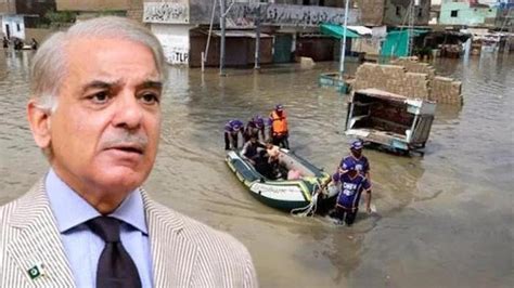 Pakistan Pm Shehbaz Sharif Announces Aid For Flood Hit Province