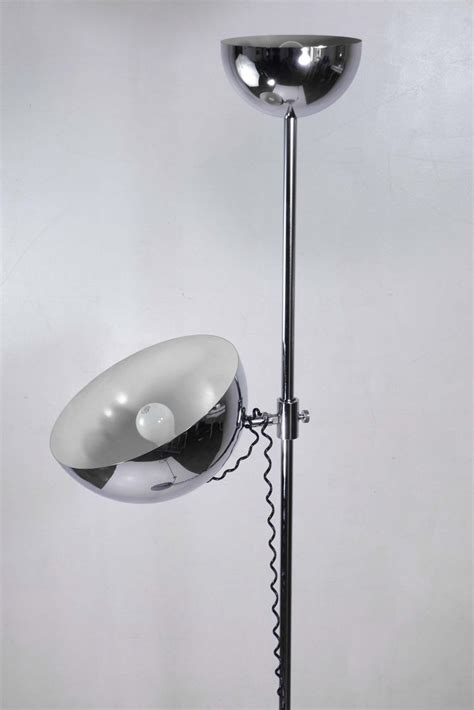 Italienische Space Age Stehlampe Aus Chrom Von Goffredo Reggiani