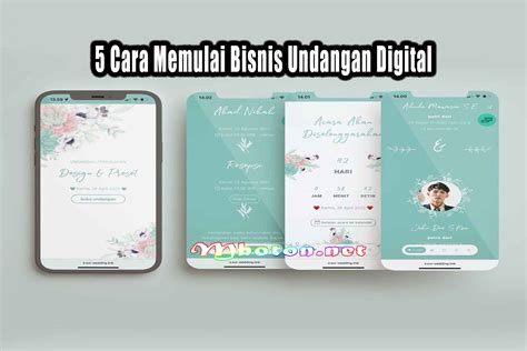 5 Cara Memulai Bisnis Undangan Digital Pernikahan Mudah Mboton