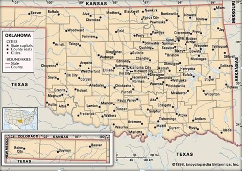 Oklahoma | Capital, Map, Population, & Facts | Britannica.com