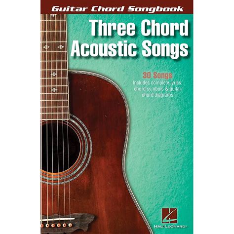 Hal Leonard Three Chord Acoustic Songs Guitar Chord Songbook 9781480366534 Ebay