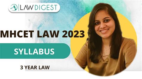 Mhcet Law Year Exam Syllabus How To Prepare Youtube