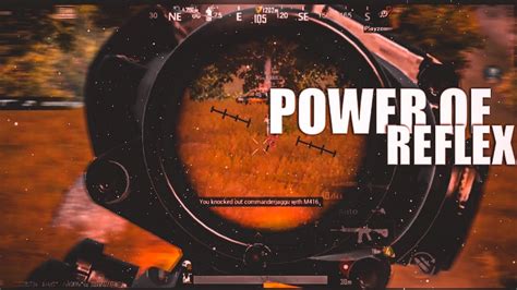 POwER OF REFLEX BGMI MONTAGE Redmi K20Pro K40 POCO X3 PRO F1 F3 REALME