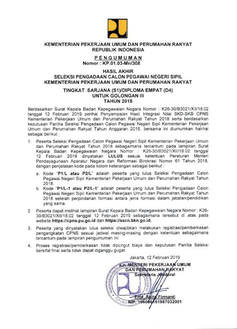 Pdf Lampiran I Kementerian Pupr Surat Lamaran Yang Ditulis Tangan