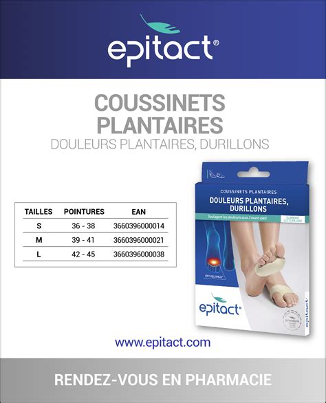 Coussinets Plantaires En Silicone Epitact