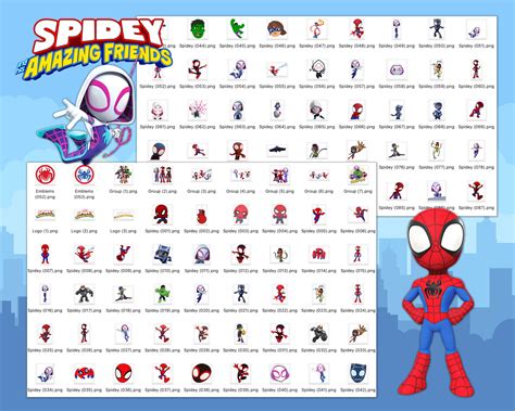 Spidey and his Amazing Friends Clipart PNG - CartoonPng