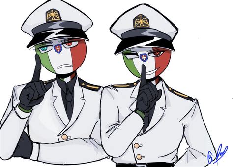 Pin Tillagd Av P Italia Countryhumans