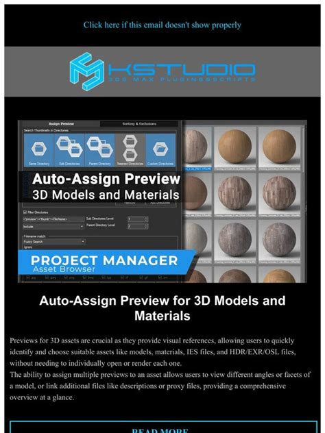 Kstudio News From Kstudio Auto Assign Preview For 3d Models And