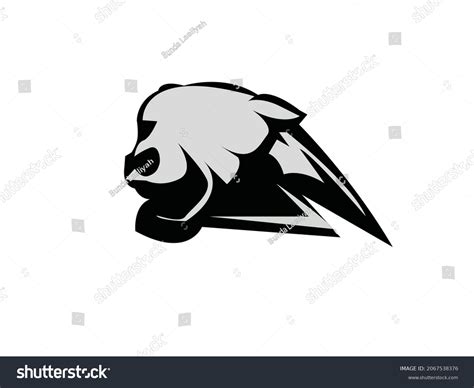 Tiger Face Silhouette Vector Image Illustration Stock Vector (Royalty ...