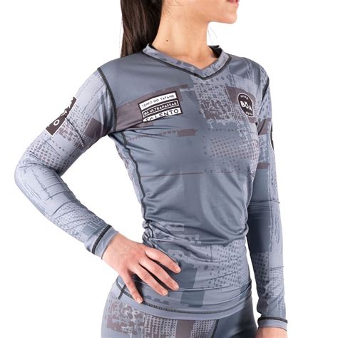 Jiu Jitsu Damen Rashguard Kampfsport Nosso Estilo B A Fightwear