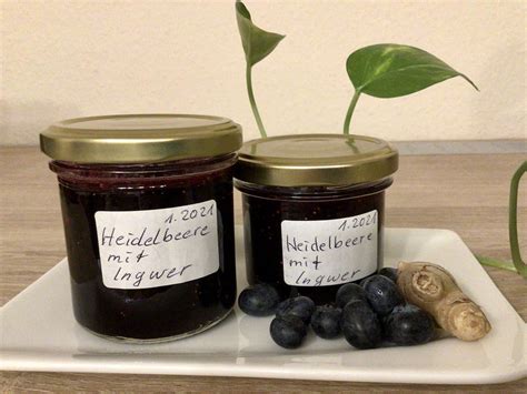 Heidelbeermarmelade Mit Ingwer Von Piknole Chefkoch