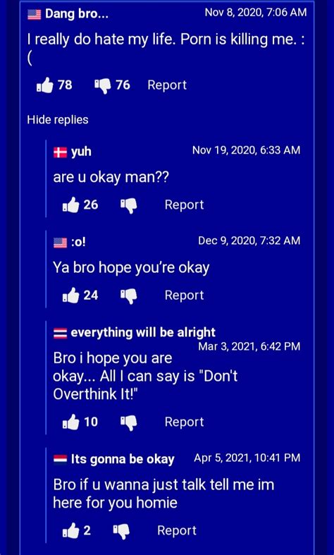 It S From A Different Porn Site But The Comments Here Are So Wholesome That I Just Had To Share