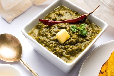 A Typical Punjabi North Indian Dish Sarson Ka Saag Incorporates