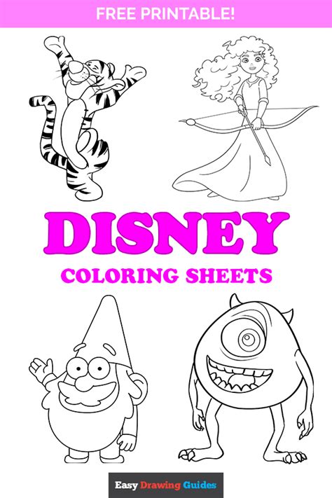 Free Printable Disney Coloring Pages For Kids