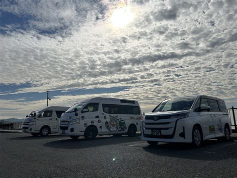 介護タクシーここふる本日は3台で頑張りました 介護タクシーここふる 明石の介護タクシー