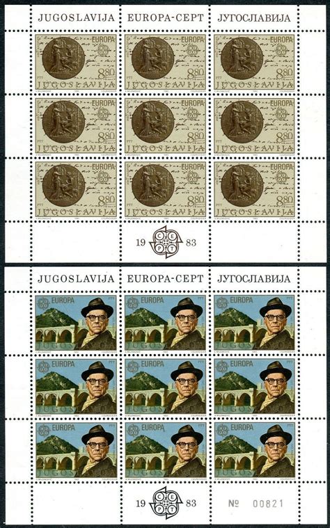 B Yugoslavia Europa Cept Ivo Andric Nobel Prize Mini