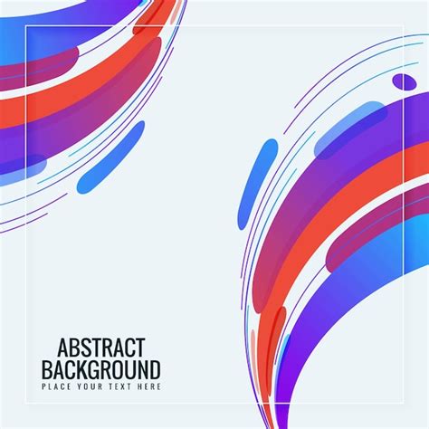 Premium Vector Colorful Stylish Wave Design Background