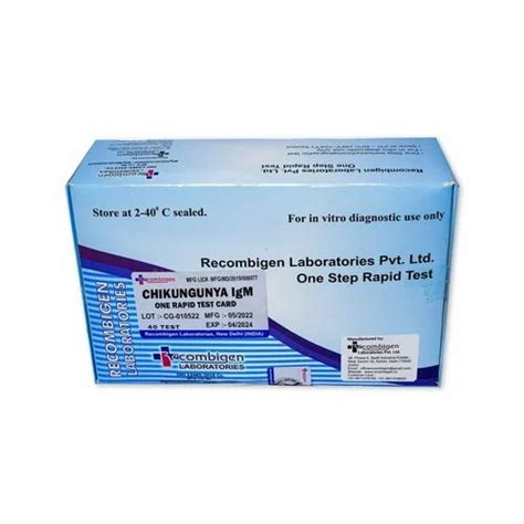 Recombigen Chikungunya IgM Test Kit At Rs 45 In New Delhi ID