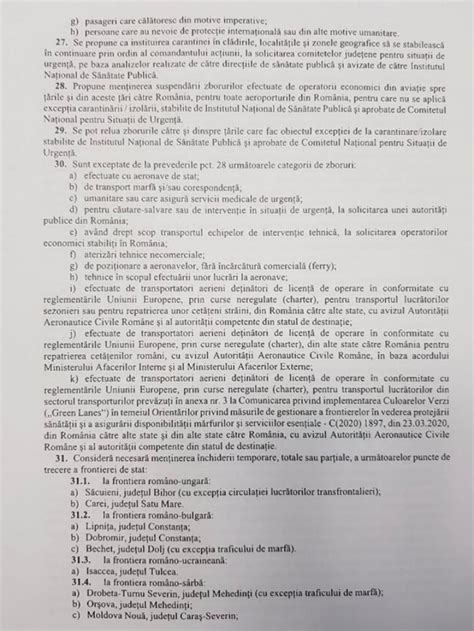 Document Ce Con Ine Hot R Rea De Guvern Care Prelunge Te Cu De Zile Starea De Alert