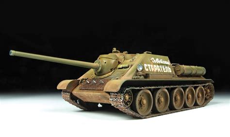 3690 Звезда (Zvezda) 1:35 SU-85 Soviet tank destroyer (Су-85 Советский ...