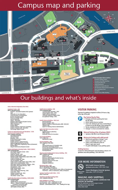 Campus Map Facilities Services Washington State University