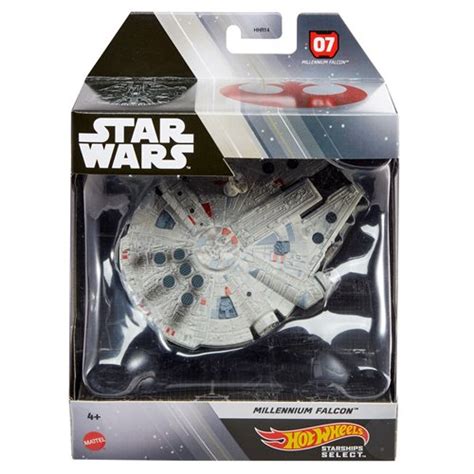 Star Wars Hot Wheels Starships Select Millennium Falcon 1 50 Scale Vehicle Not Mint