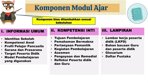 Materi Komponen Modul Ajar Pptx