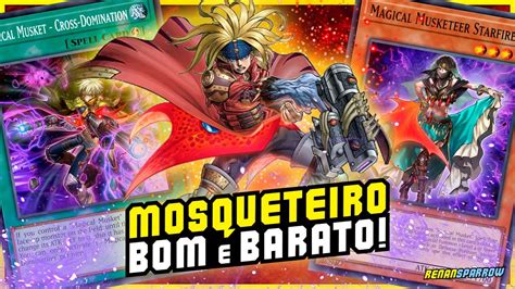 NOVO DECK PARA INICIANTES MÁGICO MOSQUETEIRO TÁ INSANO Yu Gi Oh