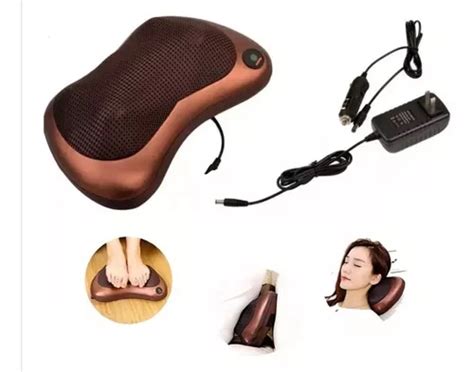 Masajeador El Ctrico Almohada Coj N Lumbar Cuello Pierna Aut Cuotas