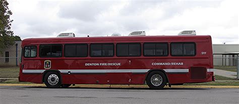 Denton Firerescue Commandrehab Bus