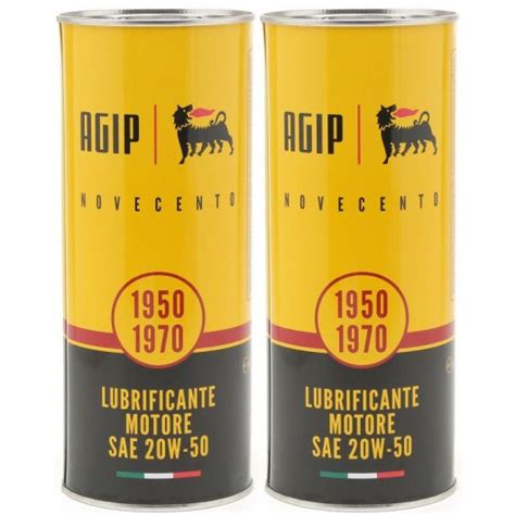 Eni AGIP Novecento 20W 50 Ex i Sint classic 20W 50 Motoröl 2x 1l 2