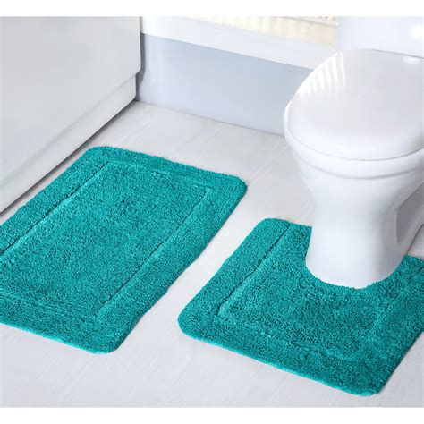 Velosso Mayfair Soft Touch Deep Pile Plain Jade Bath Mat Rug Linens Online