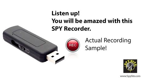 Spy Usb Voice Recorder Sample Recordings Demo From