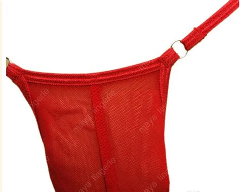 Nouveau Micro String Hommes Sexy Tangas Ouvert Entrejambe Sexy Bikini