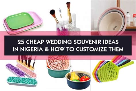 25 Cheap Wedding Souvenir Ideas In Nigeria How To Customize Them