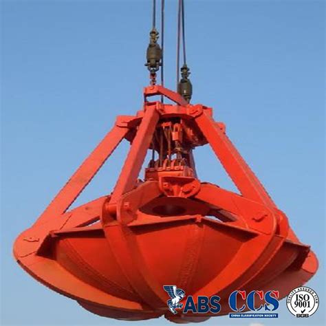 High Quality Four Wire Rope Mechanical Grab China Mechanical Grab And