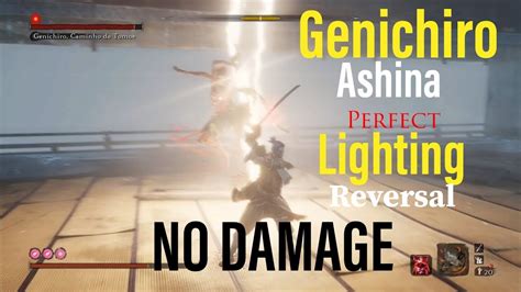 Sekiro Genichiro Ashina Lighting Reversal Demon Bell NO DAMAGE