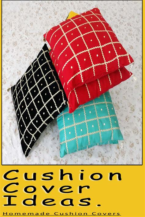 How To Make Homemade Cushion Designs Cushion Cover Making Tips