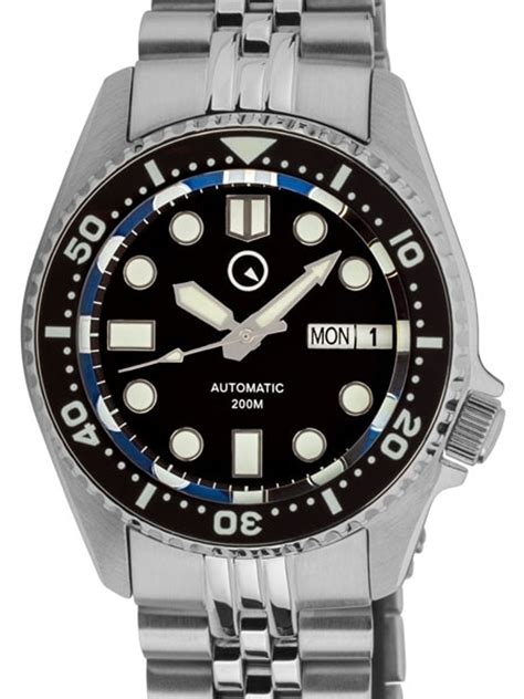 Islander 38mm Automatic Dive Watch With Ar Sapphire Crystal All Solid