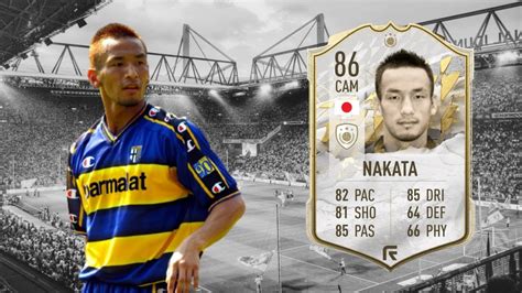 Fifa 22 Icon Nakata 86 Player Review Fifa22 Ultimate Team Youtube