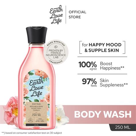 Jual Earth Love Life Body Wash Ml Sabun Cair Shopee Indonesia