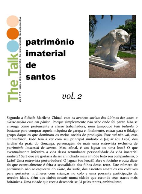 Patrimônio Imaterial De Santos Vol 2 By Marcelo Rayel Correggiari Issuu