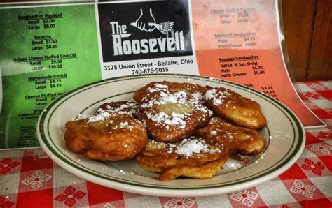 Menu at Roosevelt restaurant, Bellaire